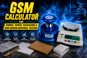 Read more about the article GSM Calculator for Fabric, Paper, Packaging & Non-Woven Material Testing