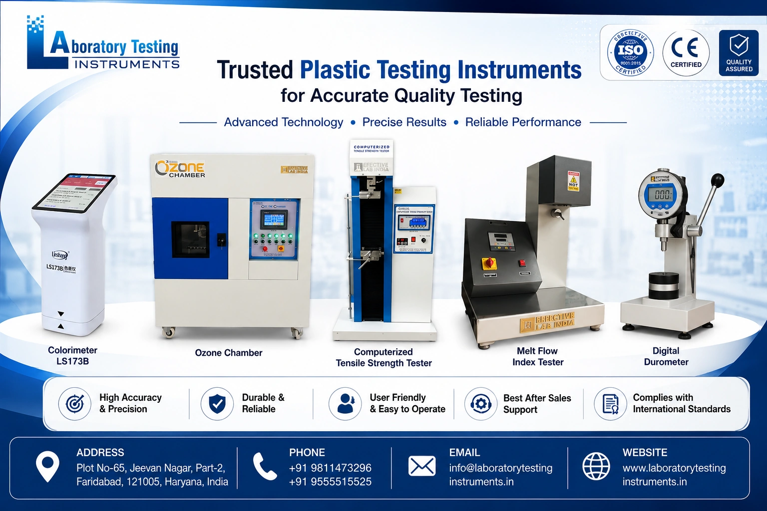 Why Laboratory Testing Instruments Is a Trusted Name in Plastic Testing Instruments